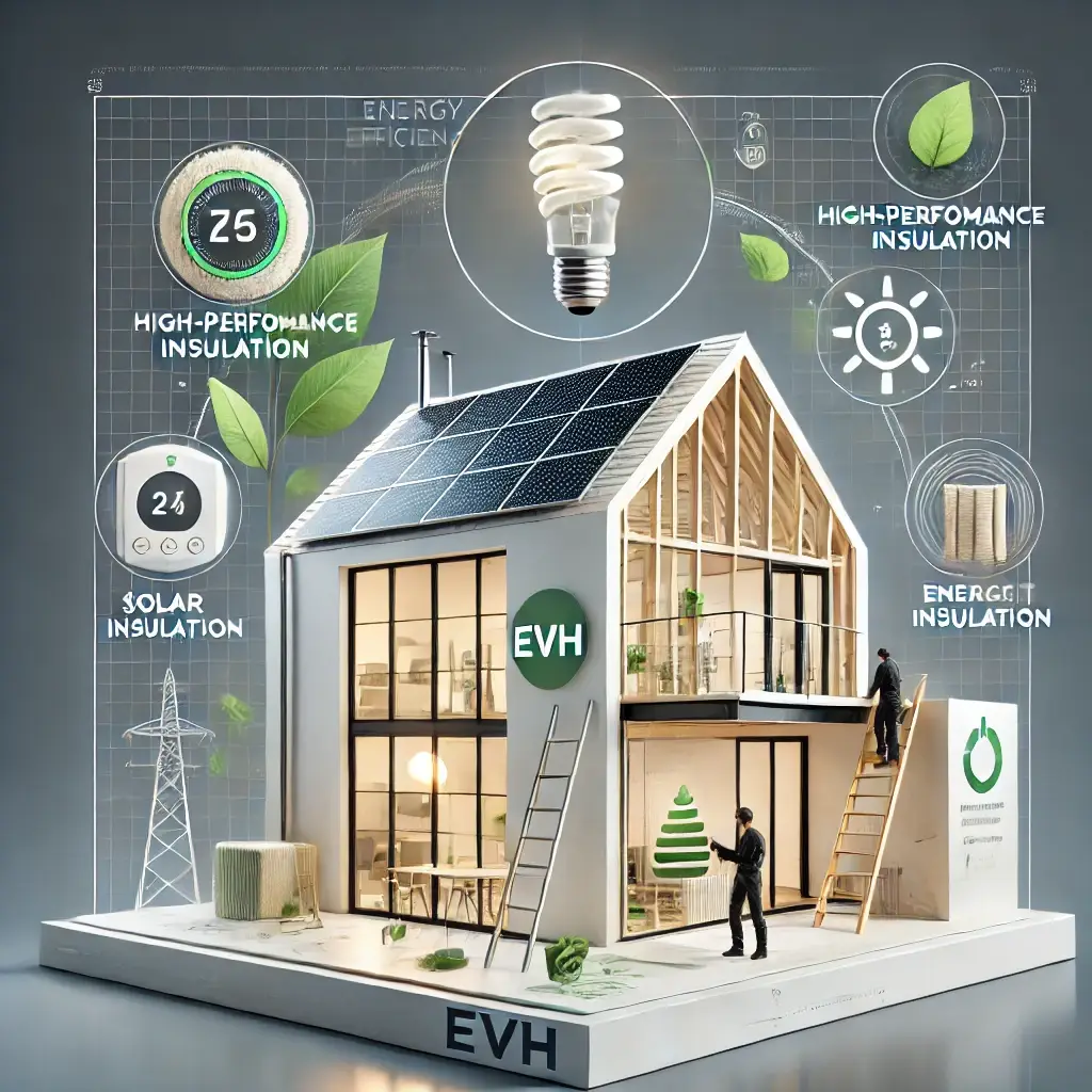 image moderne avec des éléments de rénovation énergétique